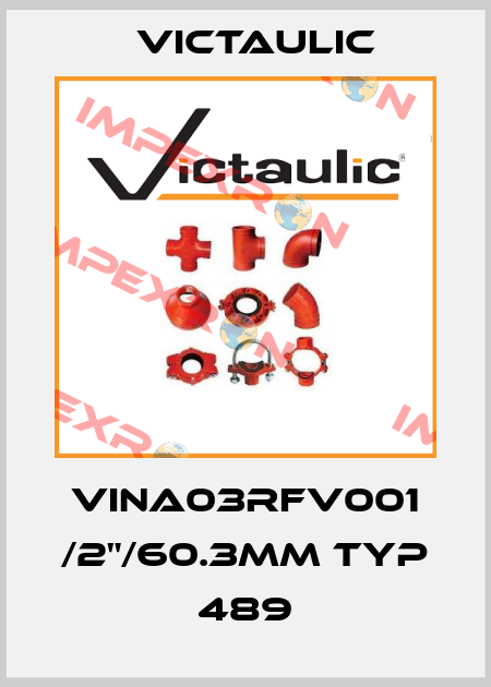 VINA03RFV001 /2"/60.3mm Typ 489 Victaulic