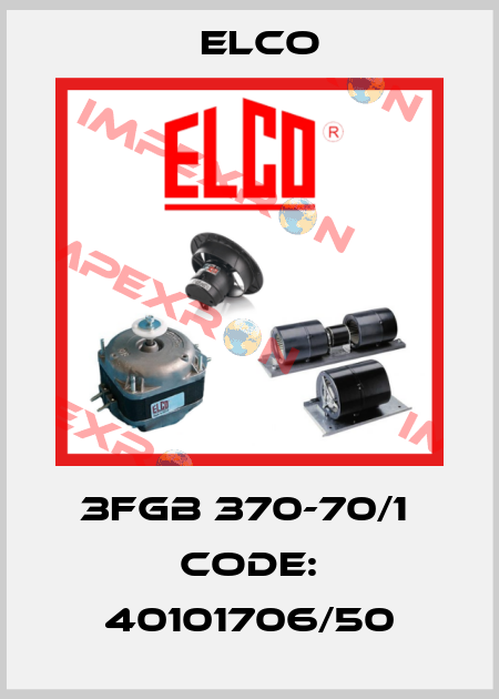 3FGB 370-70/1  code: 40101706/50 Elco