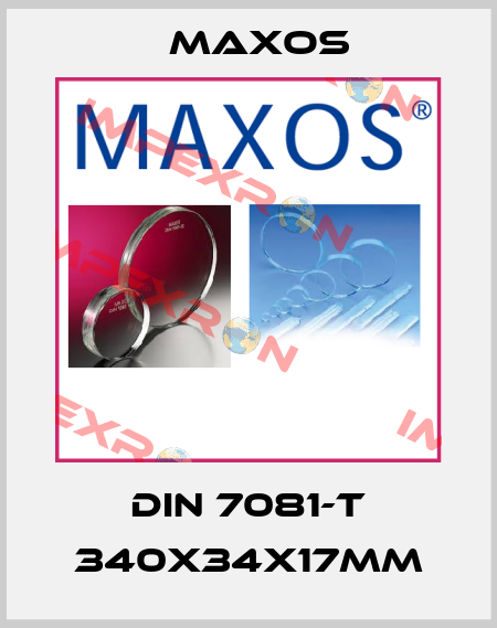 DIN 7081-T 340x34x17mm Maxos