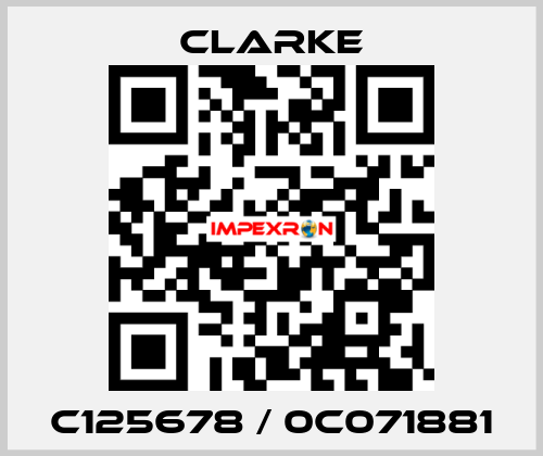 C125678 / 0C071881 Clarke