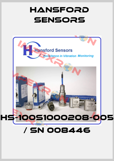 HS-100S1000208-005 / SN 008446 Hansford Sensors