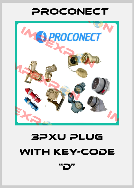 3PXU PLUG with Key-code “D” Proconect