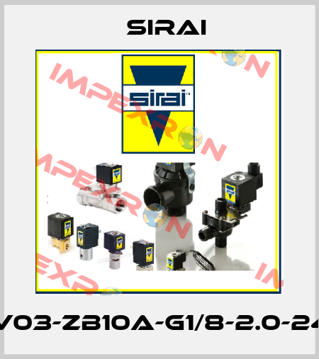 L172V03-ZB10A-G1/8-2.0-24VAC Sirai