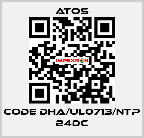 Code DHA/UL0713/NTP 24DC Atos