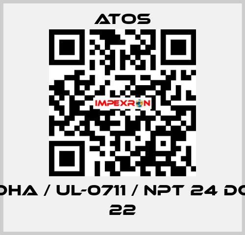 DHA / Ul-0711 / NPT 24 DC 22 Atos