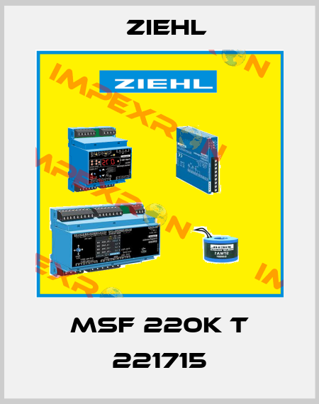 MSF 220K T 221715 Ziehl