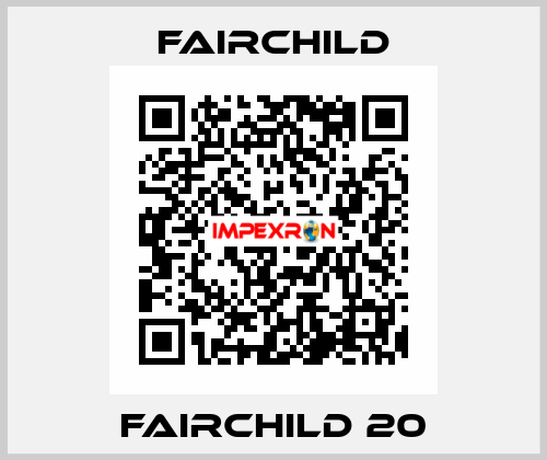 FAIRCHILD 20 Fairchild