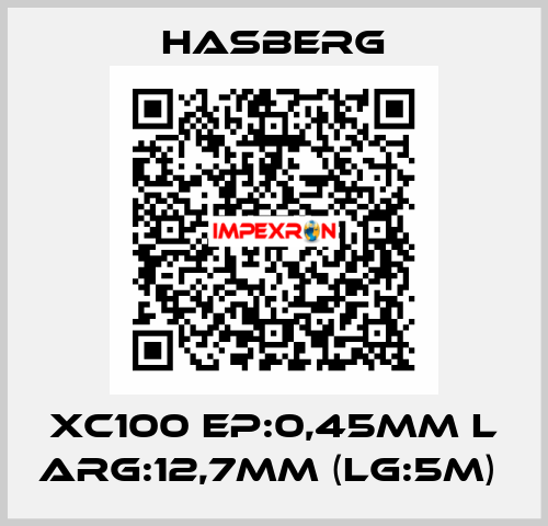 XC100 EP:0,45MM L ARG:12,7MM (LG:5M)  Hasberg