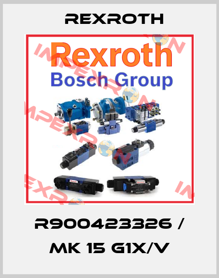 R900423326 / MK 15 G1X/V Rexroth