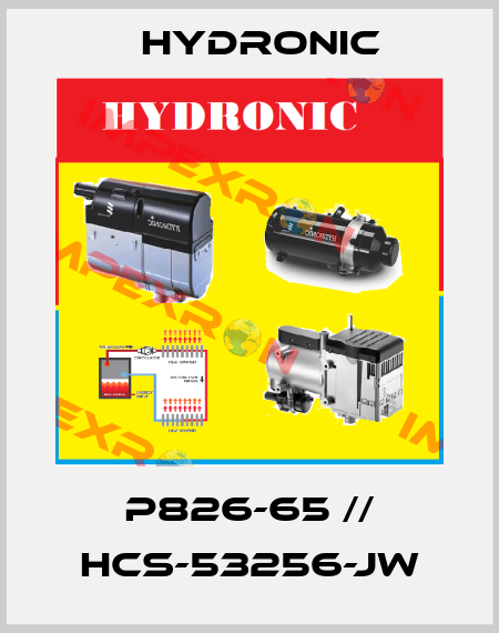 P826-65 // HCS-53256-JW Hydronic