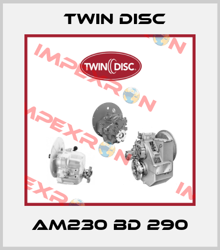 AM230 BD 290 Twin Disc
