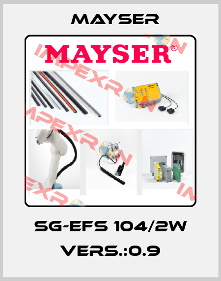 SG-EFS 104/2W Vers.:0.9 Mayser