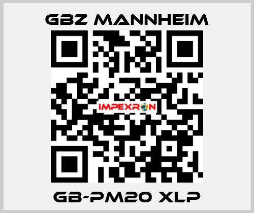 GB-PM20 XLP GBZ MANNHEIM