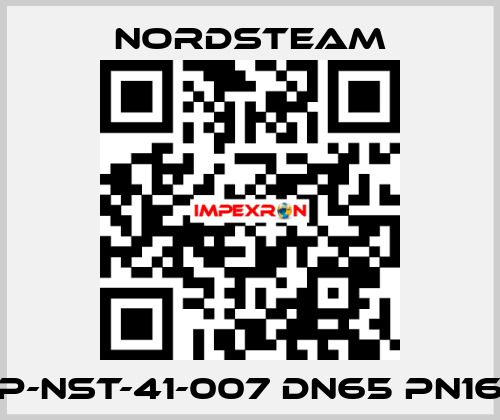 P-NST-41-007 DN65 PN16 NORDSTEAM