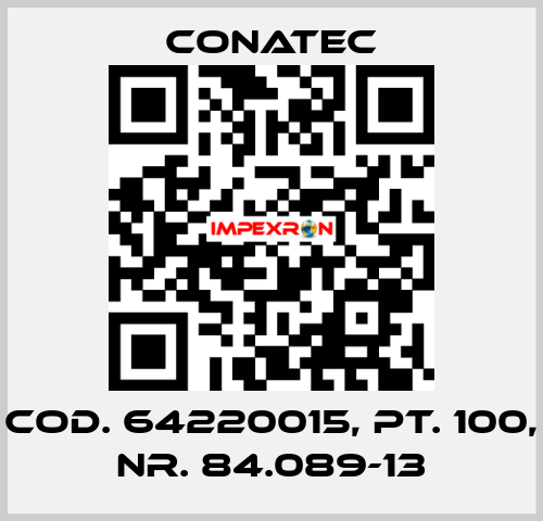 cod. 64220015, pt. 100, nr. 84.089-13 Conatec