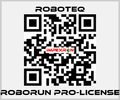 RoboRun Pro-License Roboteq