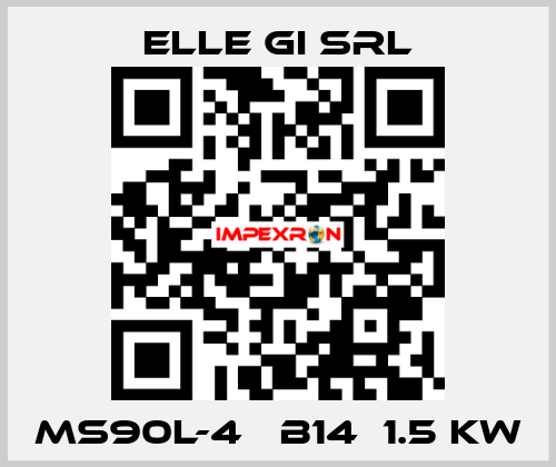 MS90L-4   B14  1.5 KW ELLE GI SRL