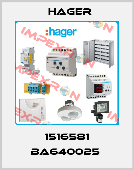 1516581 BA640025  Hager