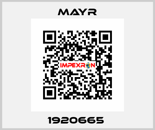 1920665  Mayr