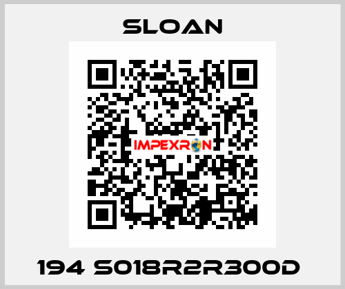 194 S018R2R300D  Sloan