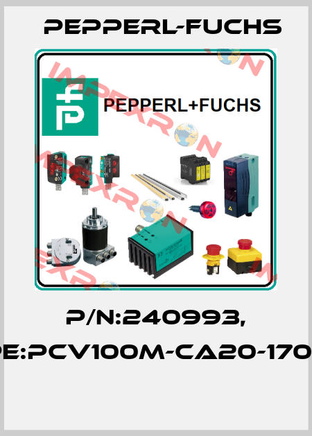 P/N:240993, Type:PCV100M-CA20-170000  Pepperl-Fuchs