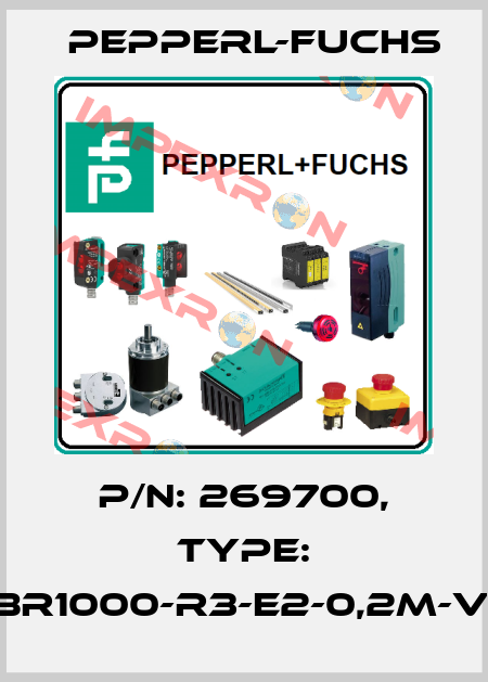p/n: 269700, Type: OBR1000-R3-E2-0,2M-V31 Pepperl-Fuchs
