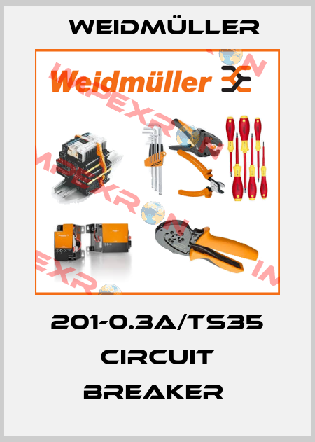 201-0.3A/TS35 CIRCUIT BREAKER  Weidmüller