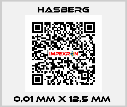 0,01 MM X 12,5 MM  Hasberg