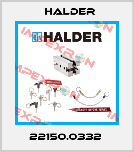 22150.0332  Halder