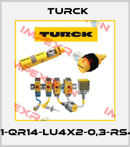 LI25P1-QR14-LU4X2-0,3-RS4/S97 Turck