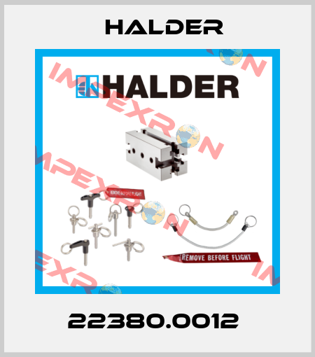 22380.0012  Halder