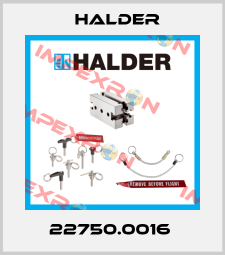 22750.0016  Halder