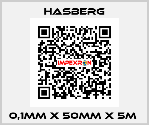 0,1MM X 50MM X 5M  Hasberg