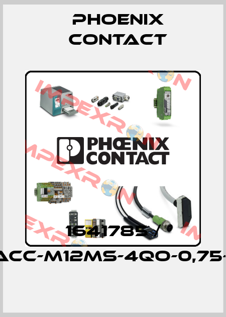 SACC-M12MS-4QO-0,75-M-ORDER NO: 1641785  Phoenix Contact