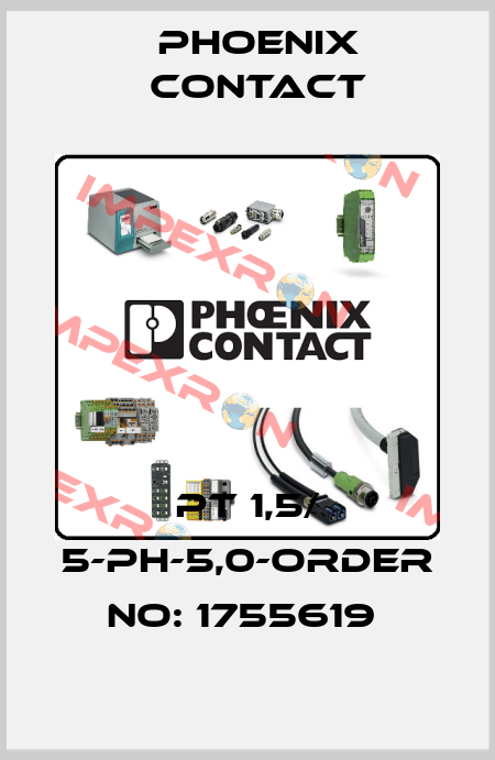 PT 1,5/ 5-PH-5,0-ORDER NO: 1755619  Phoenix Contact