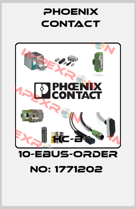 HC-B 10-EBUS-ORDER NO: 1771202  Phoenix Contact