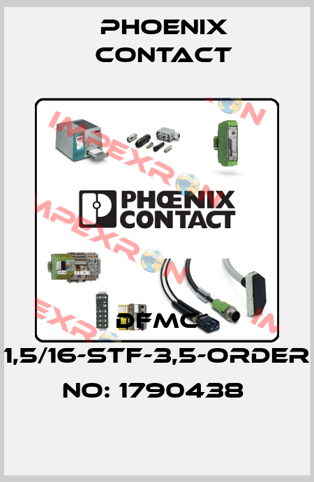 DFMC 1,5/16-STF-3,5-ORDER NO: 1790438  Phoenix Contact