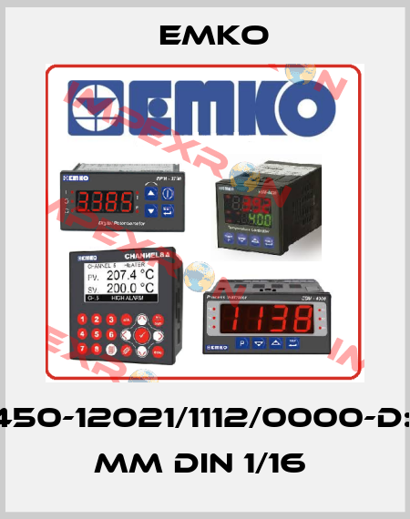 ESM-4450-12021/1112/0000-D:48x48 mm DIN 1/16  EMKO