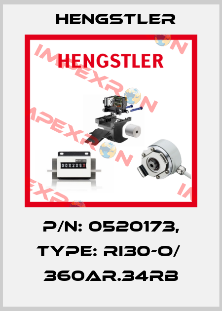 p/n: 0520173, Type: RI30-O/  360AR.34RB Hengstler