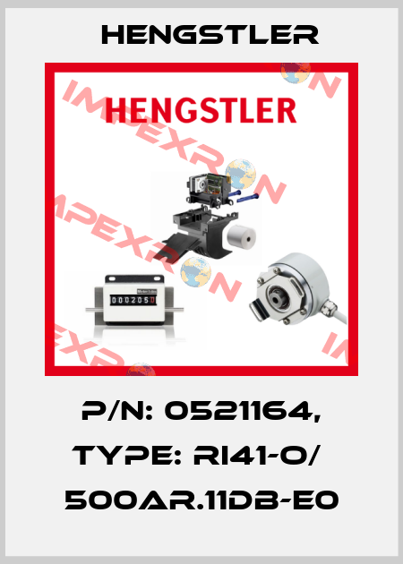 p/n: 0521164, Type: RI41-O/  500AR.11DB-E0 Hengstler