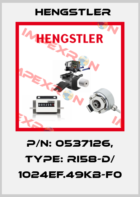 p/n: 0537126, Type: RI58-D/ 1024EF.49KB-F0 Hengstler