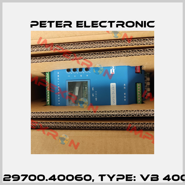P/N: 29700.40060, Type: VB 400-60 Peter Electronic