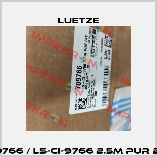 709766 / LS-CI-9766 2.5m PUR 24V Luetze