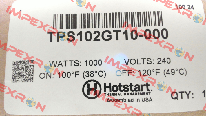 TPS102GT10-000 Hotstart