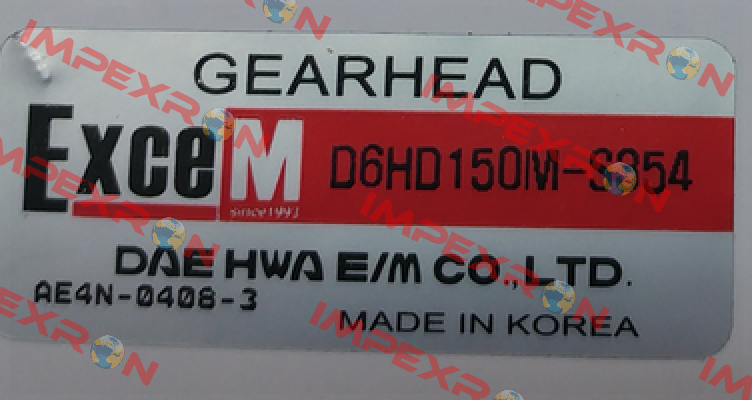 D6HD150M-S354  Excem