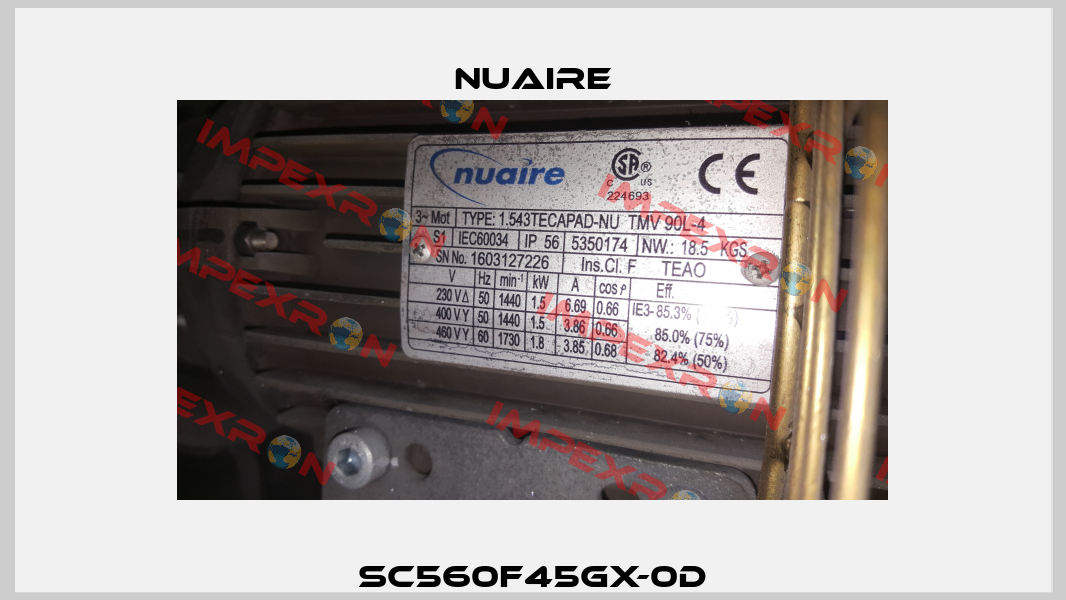 SC560F45GX-0D Nuaire