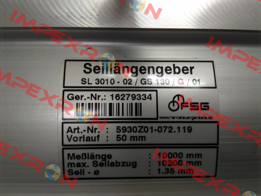 5930Z01-072.119 FSG Fernsteuergeräte