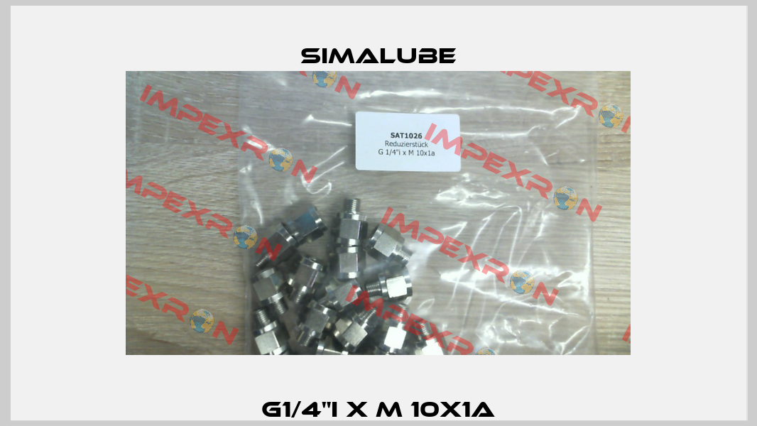 G1/4"i x M 10x1a Simalube