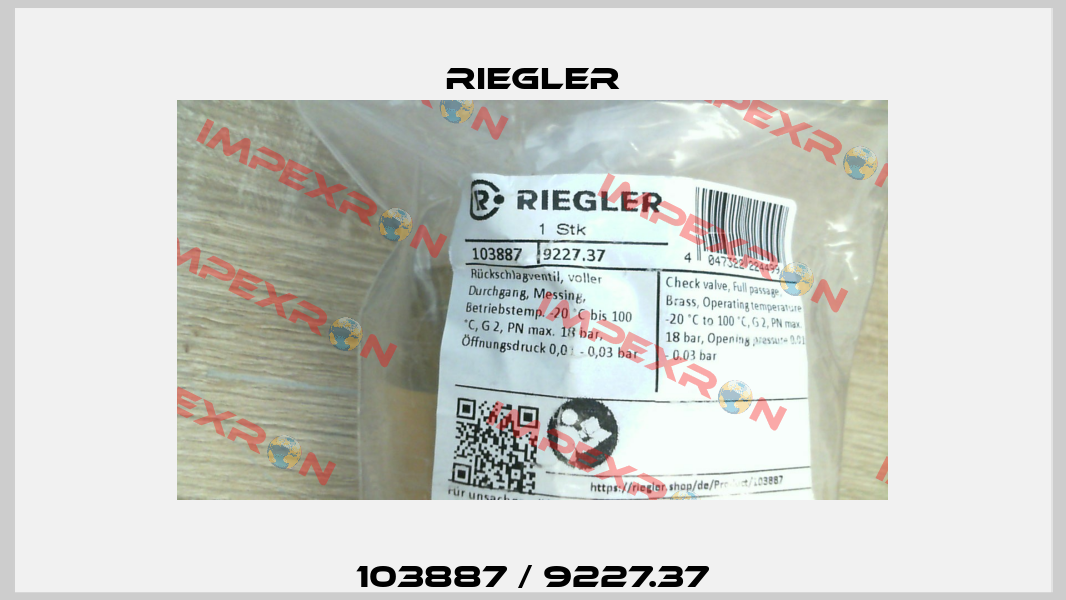 103887 / 9227.37 Riegler