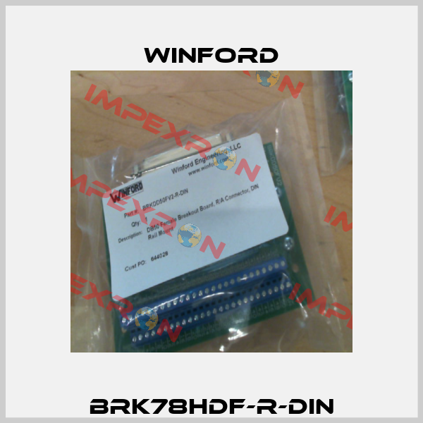 BRK78HDF-R-DIN Winford